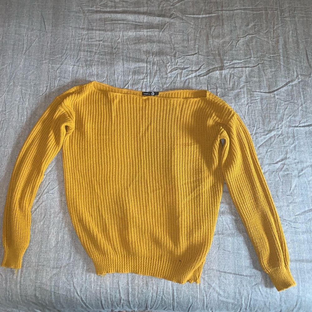 Off the shoulder sweater